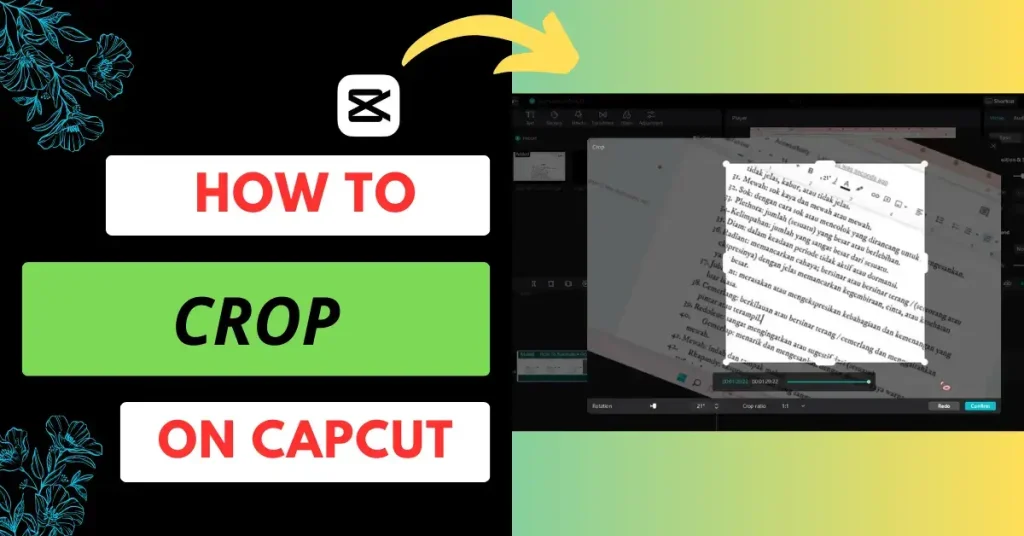 Detailed guide on How to crop on CapCut