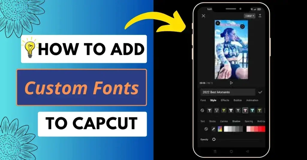 How to add fonts to CapCut